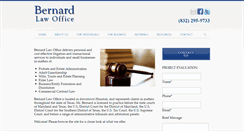 Desktop Screenshot of bernardlawoffice.com