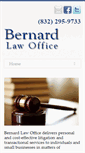Mobile Screenshot of bernardlawoffice.com